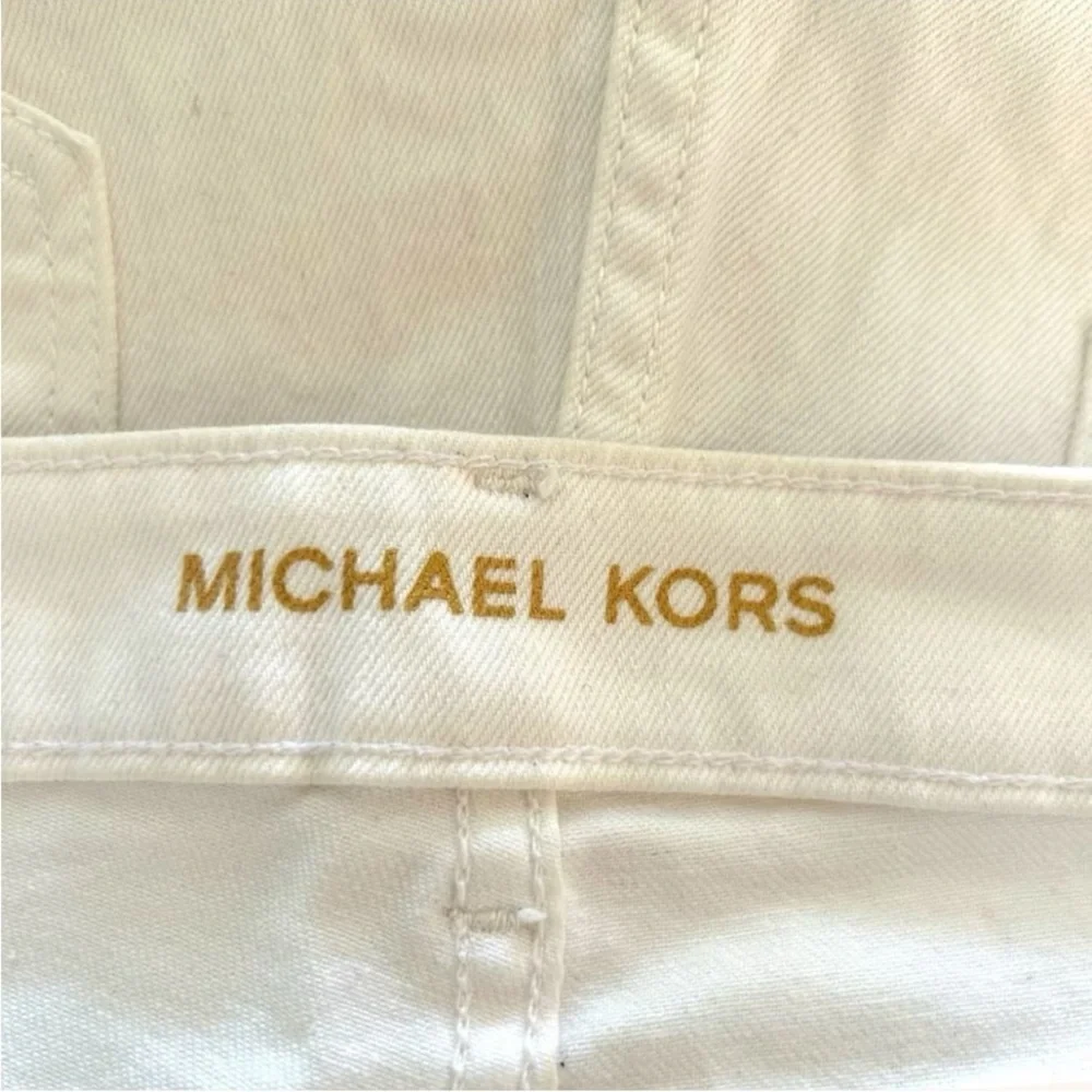 🤍 Michael Kors: White Cropped Jeans | Size 12 | Cotton Spandex